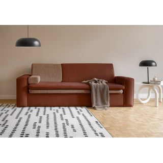 Divano color mattone allungabile 237 cm Wilson – Miuform
