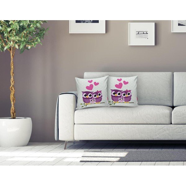 Federa da bambini 43x43 cm Owls – Mila Home-image-1