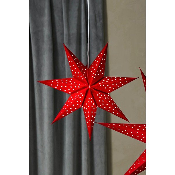 Decorazione natalizia luminosa rossa con alimentazione a batteria a sospensione ø 45 cm Blink – Markslöjd-image-2