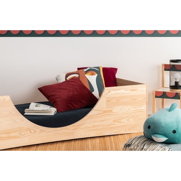 Letto per bambini in legno di pino Pepe Bork, 100 x 180 cm - Adeko-image-2