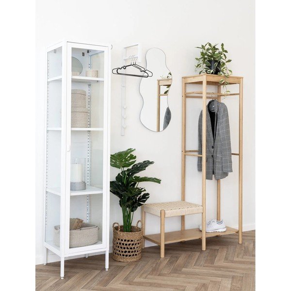 Vetrina in metallo bianca 40x180 cm Brisbane - House Nordic-image-4