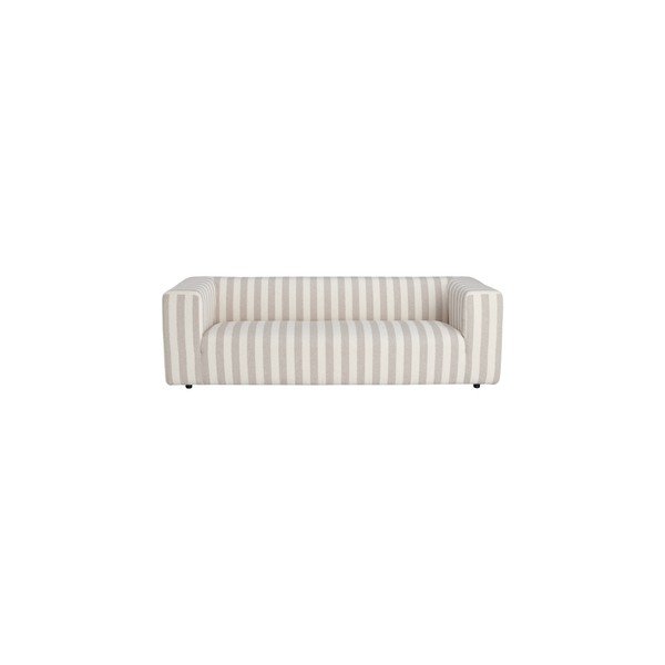 Divano beige/color crema con rivestimento in ciniglia 220 cm Lisa – Ellos Home-image-2