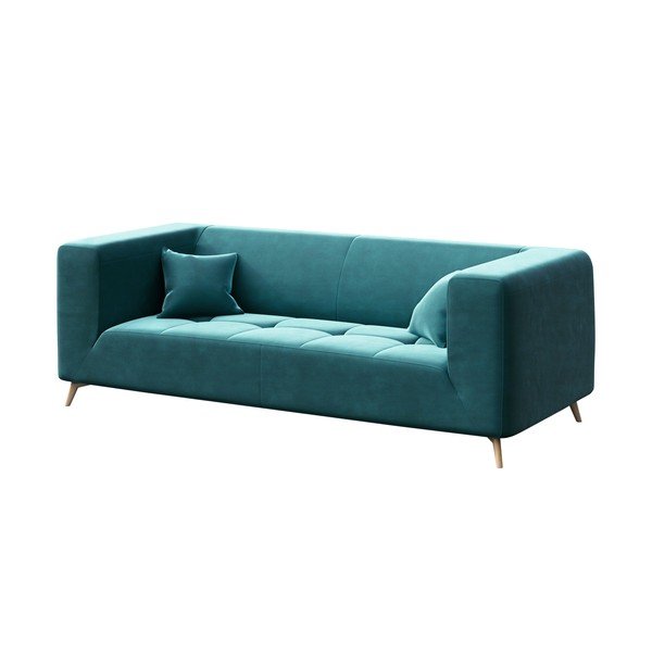 Divano blu turchese , 217 cm Toro - MESONICA-image-2