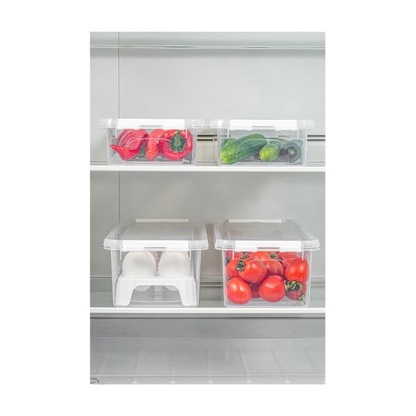 Set di organizer da frigo in plastica 4 pz - Hermia