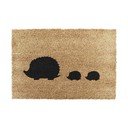 Zerbino in fibra di cocco 40x60 cm Hedgehog Family - Artsy Doormats
