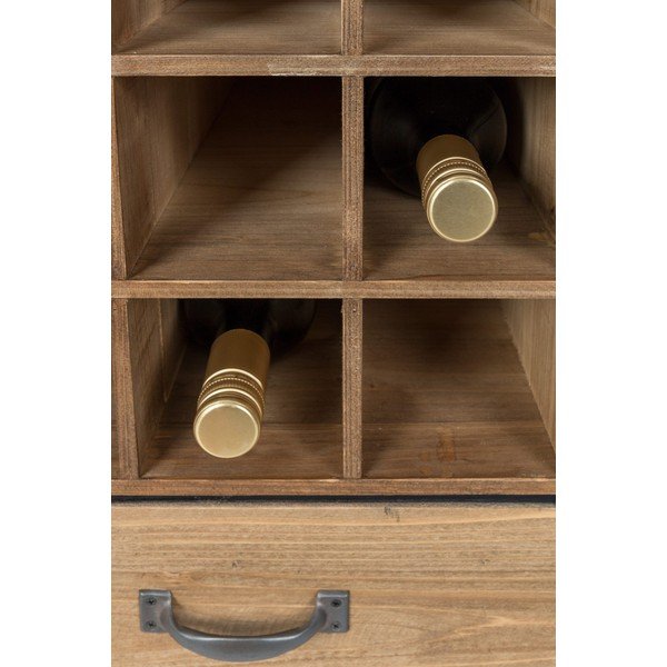 Armadio per vini in legno di abete Edgar - White Label-image-3
