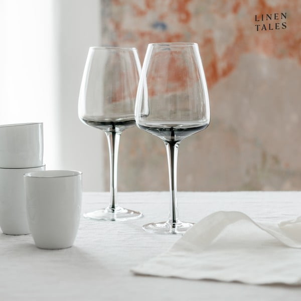 Tovaglia di lino 140x380 cm White - Linen Tales-image-3