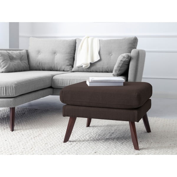 Sgabello marrone Elena - Mazzini Sofas-image-4