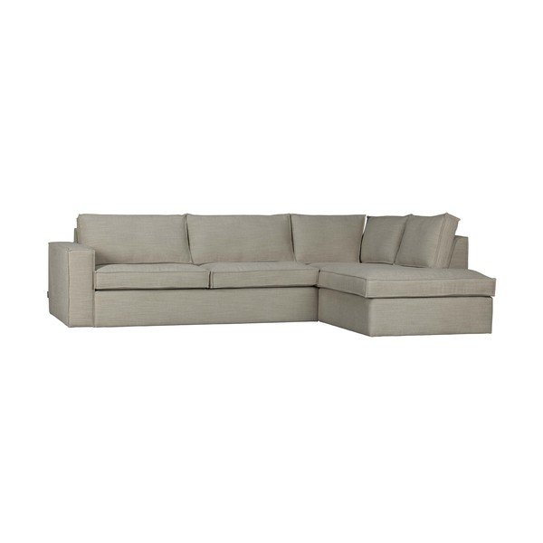 Divano angolare beige (angolo destro) Freddie - WOOOD-image-2