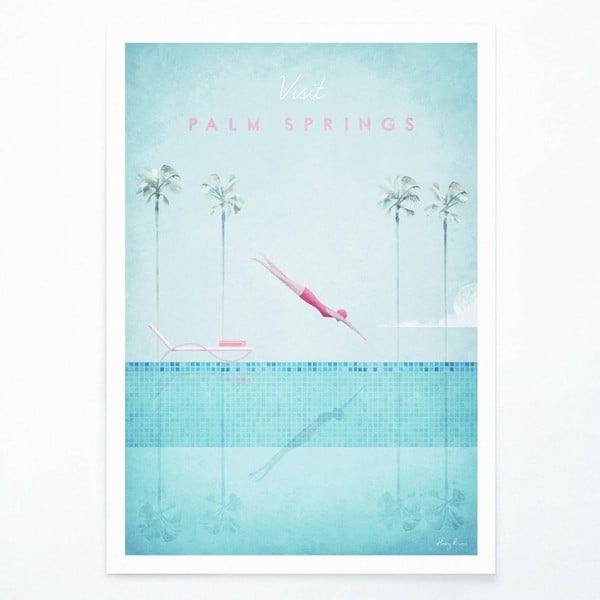 Poster , A3 Palm Springs - Travelposter