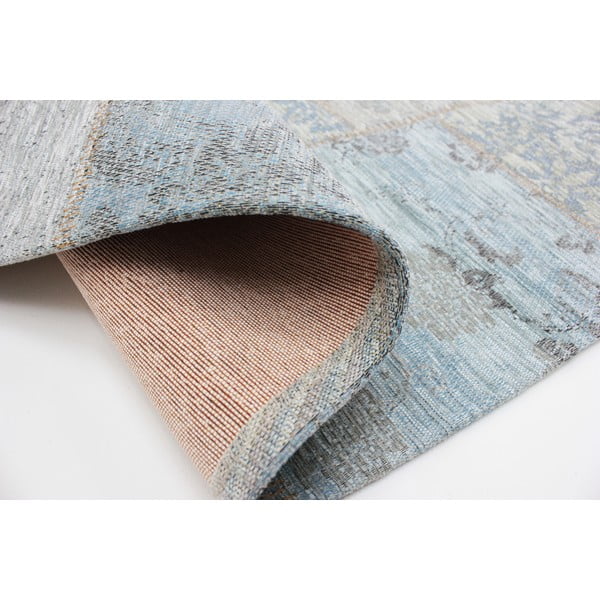 Tappeto Patchwork in ciniglia uovo d'anatra blu-grigio, 120 x 170 cm - Flair Rugs-image-1