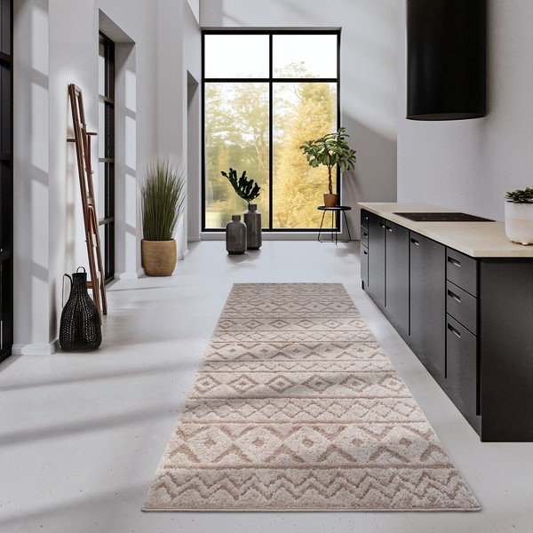 Passatoia beige 80x240 cm Carpet Itinerance Beige - Elle Decoration-image-1