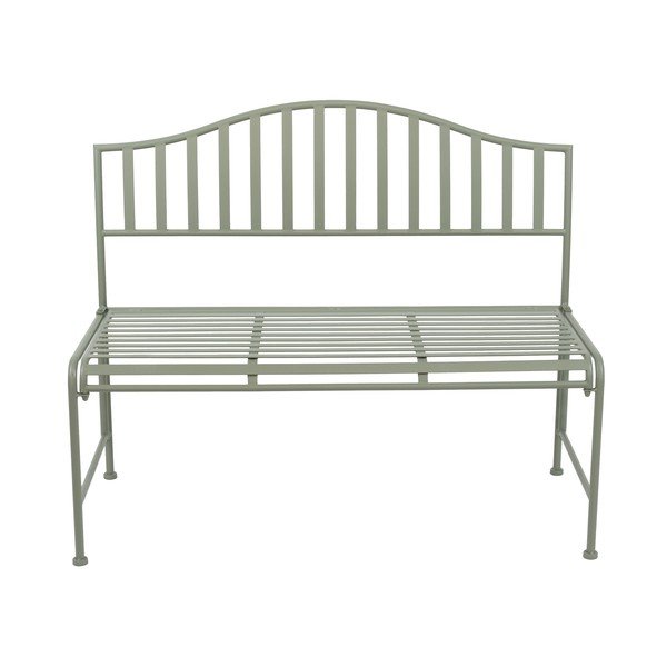 Panca da giardino verde in metallo – Esschert Design-image-1