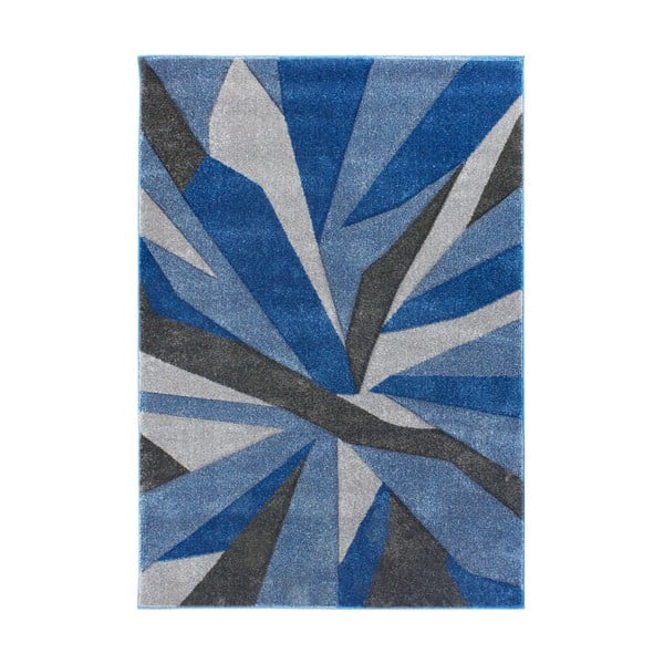 Tappeto blu-grigio Shatter Blue Grey, 160 x 230 cm - Flair Rugs