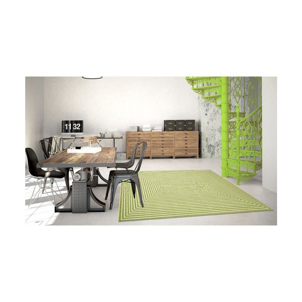 Tappeto verde per esterni , 200 x 285 cm Braid - Floorita-image-4