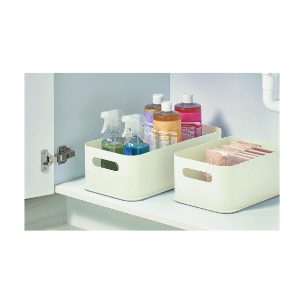 Contenitore bianco con maniglia, 21,3 x 43 cm Eco - iDesign-image-4