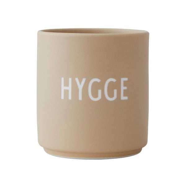 Tazza in porcellana beige 300 ml Hygge - Design Letters