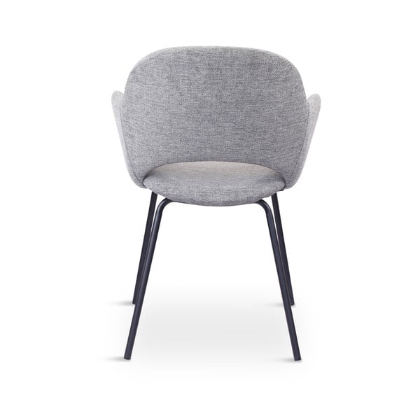 Set di sedie da pranzo grigio chiaro in imbottito 2 pz Rowley – Unique Furniture-image-3