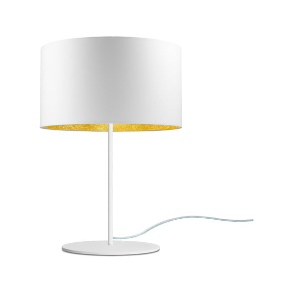 Lampada da tavolo bianca MIKA Gold M, ⌀ 36 cm Mika - Sotto Luce