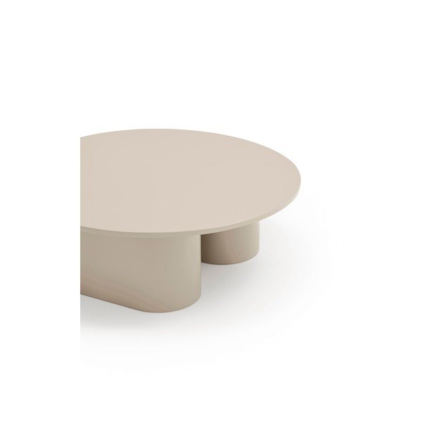 Tavolino da salotto color crema 110x111 cm Totem – Teulat-image-2