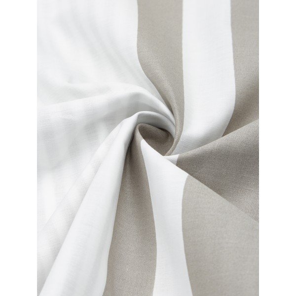 Federa decorativa in cotone beige e bianco, 40 x 80 cm - Westwing Collection-image-1