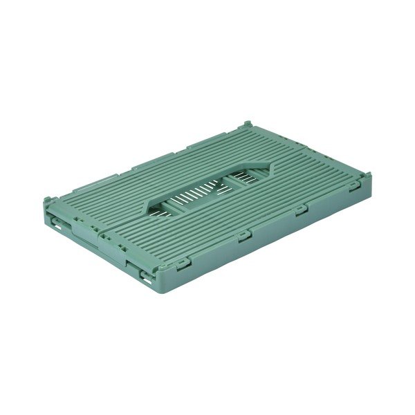 Scatola di plastica verde chiaro 40x30x17 cm - Homéa-image-4