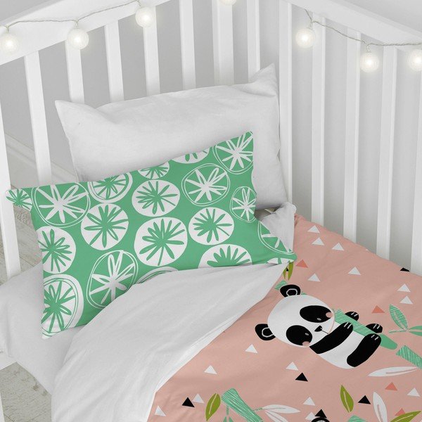 Biancheria da letto in cotone per bambini , 115 x 145 cm Panda Garden - Moshi Moshi-image-3