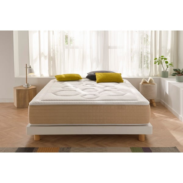 Materasso termoregolante reversibile a molle dure/medie 120x200 cm Hexaflex Bagged Springs Gel - Moonia-image-1