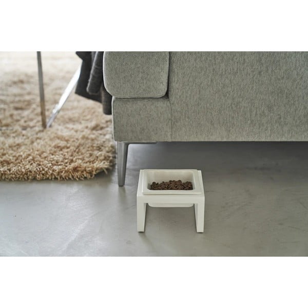 Ciotola in ceramica con base per animali domestici Tower - YAMAZAKI-image-1