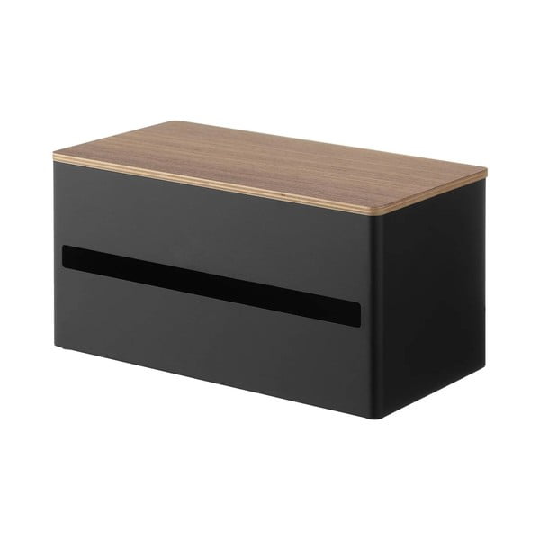 Portarotolo da cucina verticale nero in metallo Rin – YAMAZAKI