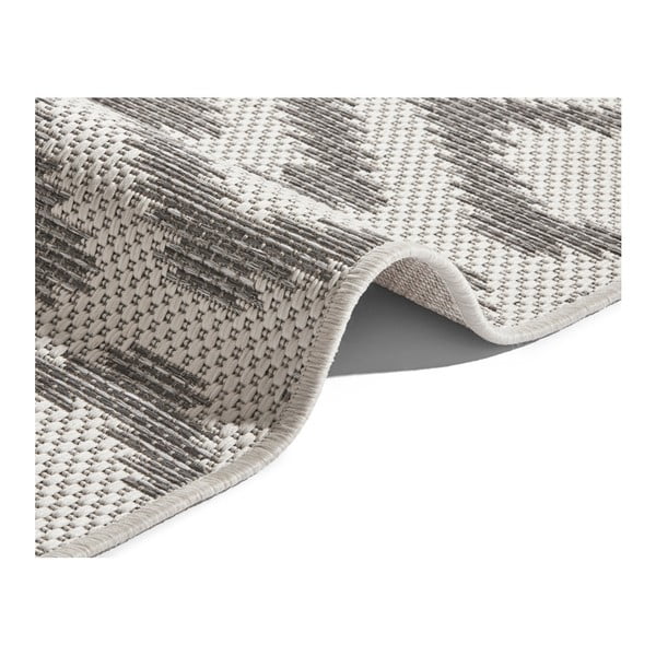 Tappeto da esterno grigio e crema , 70 x 200 cm Isle - NORTHRUGS-image-3