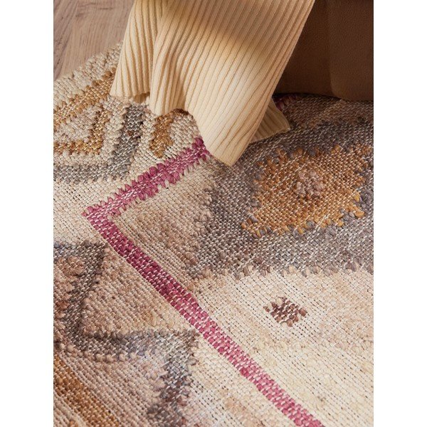 Passatoia color crema in iuta tessuta a mano 80x200 cm Roya Imani – Elle Decoration-image-4