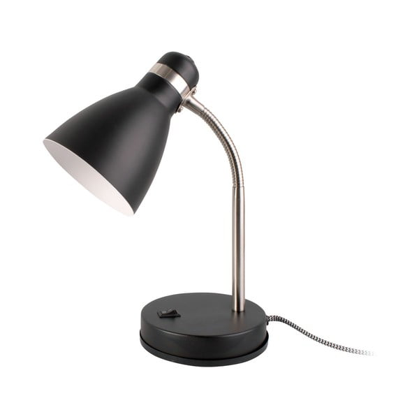 Lampada da tavolo nera Study, altezza 30 cm New Study - Leitmotiv