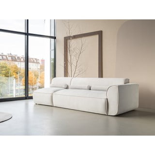 Chaise lounge componibile bianca (con penisola a destra) Flex Felix – Miuform