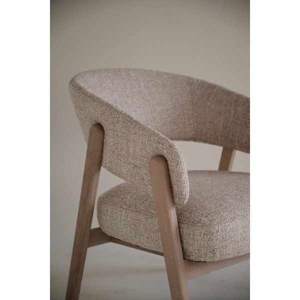Poltrona beige/colore naturale chiaro Barnaby – Rowico-image-3