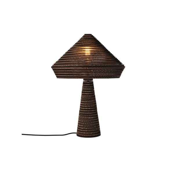 Lampada da tavolo nera (altezza 54 cm) Alk - Villa Collection