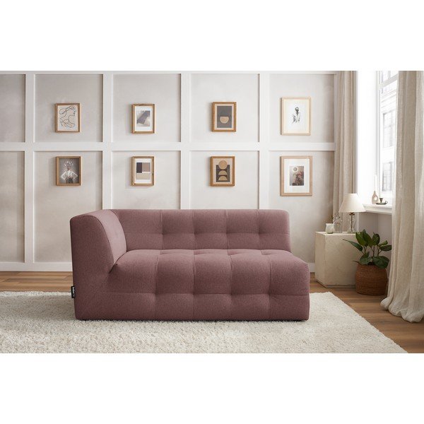 Modulo divano rosa scuro (angolo sinistro) Kleber - Bobochic Paris-image-1