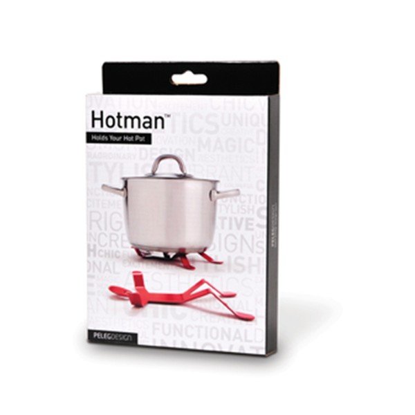 Podložka pod horké nádoby, Hot man, červená-image-4