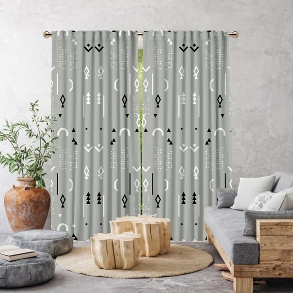 Tende grigie in set da 1 pz 260x140 cm - Cipcici