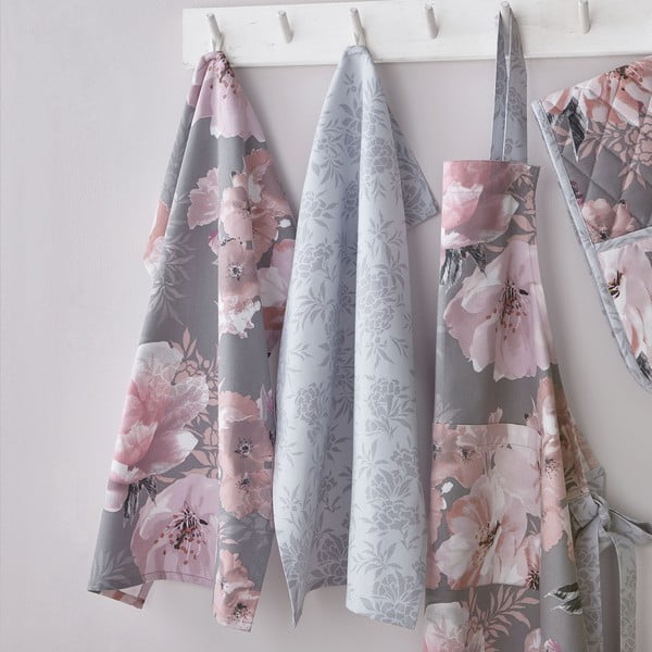 Set di 2 asciugamani in cotone 50x70 cm Dramatic Floral - Catherine Lansfield