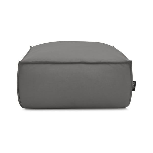 Poggiapiedi in similpelle grigio Boheme - Bobochic Paris-image-3