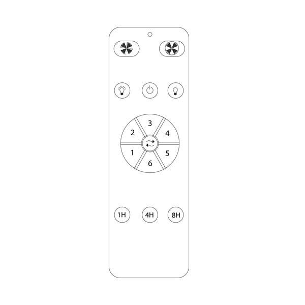 Plafoniera con timer e ventilatore in colore naturale chiaro ø 13 cm Achilia - SULION-image-3