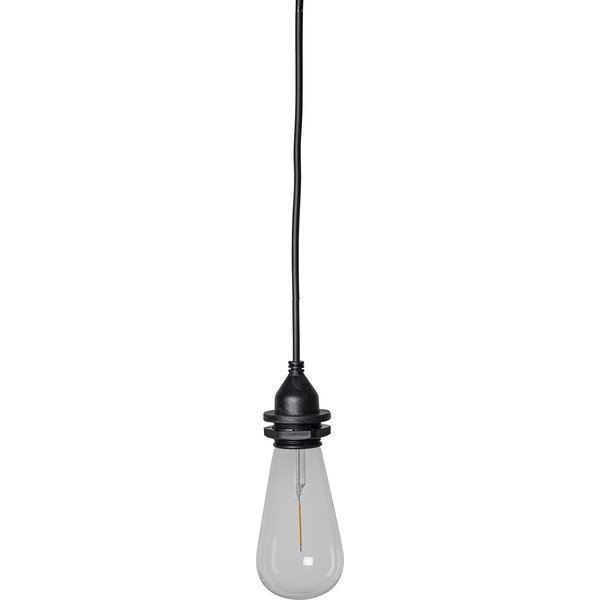 Lampada LED da esterno con alimentazione a pannelli solari (altezza totale 14 cm) Cord Set – Star Trading