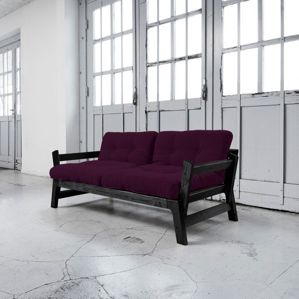 Variabilní pohovka Karup Step Black/Purple Plum