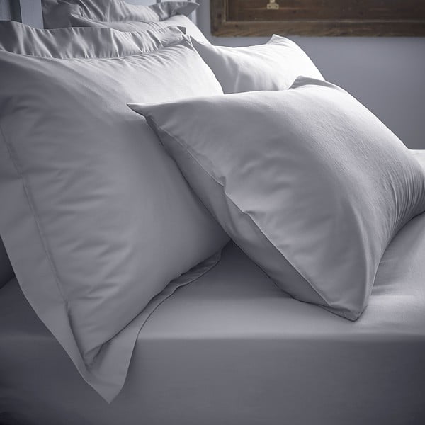 Set di 2 federe in percalle di cotone 50x75 cm Cotton Percale - Bianca-image-1