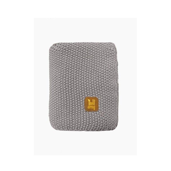 Coperta per neonato in cotone grigio 100x80 cm Poppy - BELLAMY