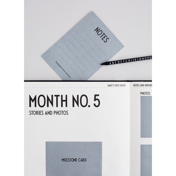 Libro di memorie per bambini neri Baby's First Book - Design Letters-image-4