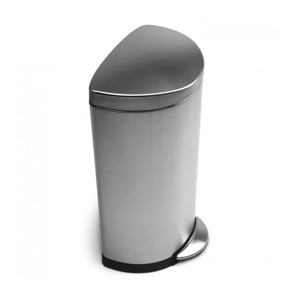 Stříbrný pedálový koš simplehuman, 30 l 
