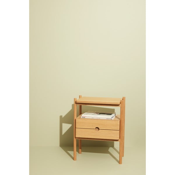 Comodino in rovere naturale Appeal - Hübsch-image-3