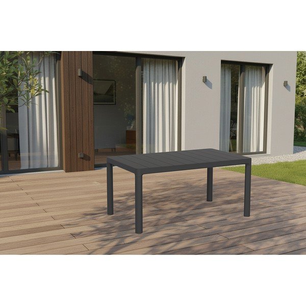 Tavolo da pranzo da giardino in plastica 94x159 cm Scandi – Keter-image-1